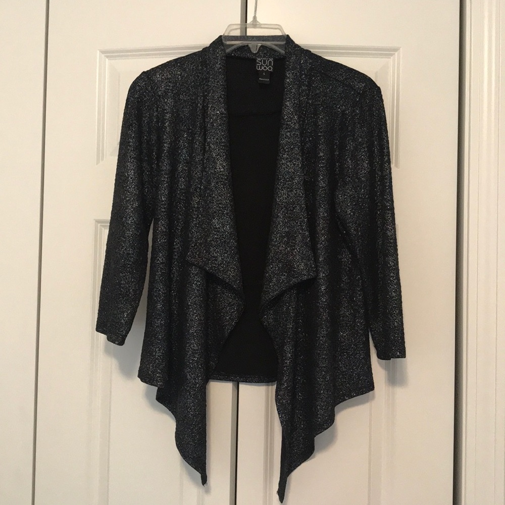 Shimmery blazer-like sweater size L